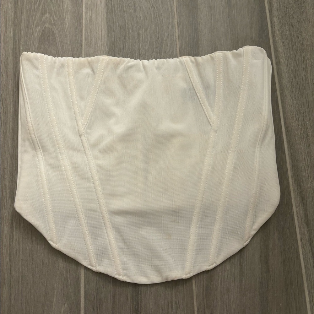 White fox corset